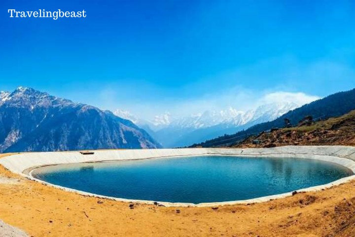 Artificial Lake, Auli, Auli in summer