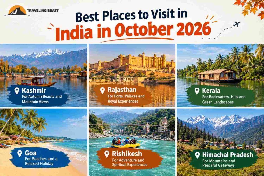 Best Places to Visit in India in October 2026
